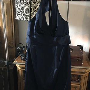 Royal blue cocktail dress